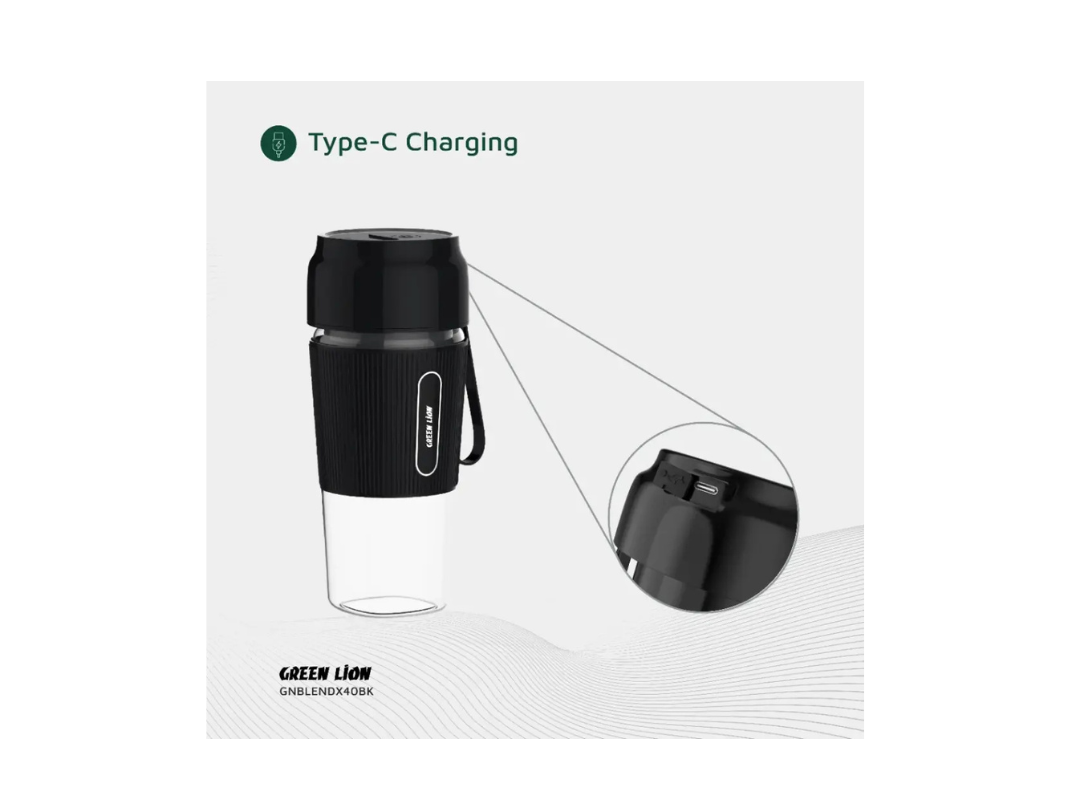 Green Lion G-Blend X Portable Juicer 0.3L 40W - Black Green Lion G-Blend X Portable Juicer 0.3L 40W - Black